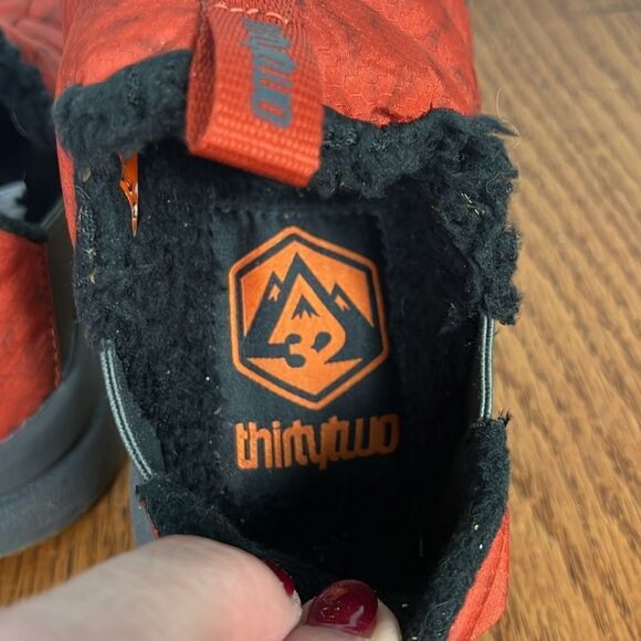 THIRTY TWO MENS Quilted & Fleece Lined THE LOUNGER SLIPPER SHOES EUC size 5 - Picture 5 of 10